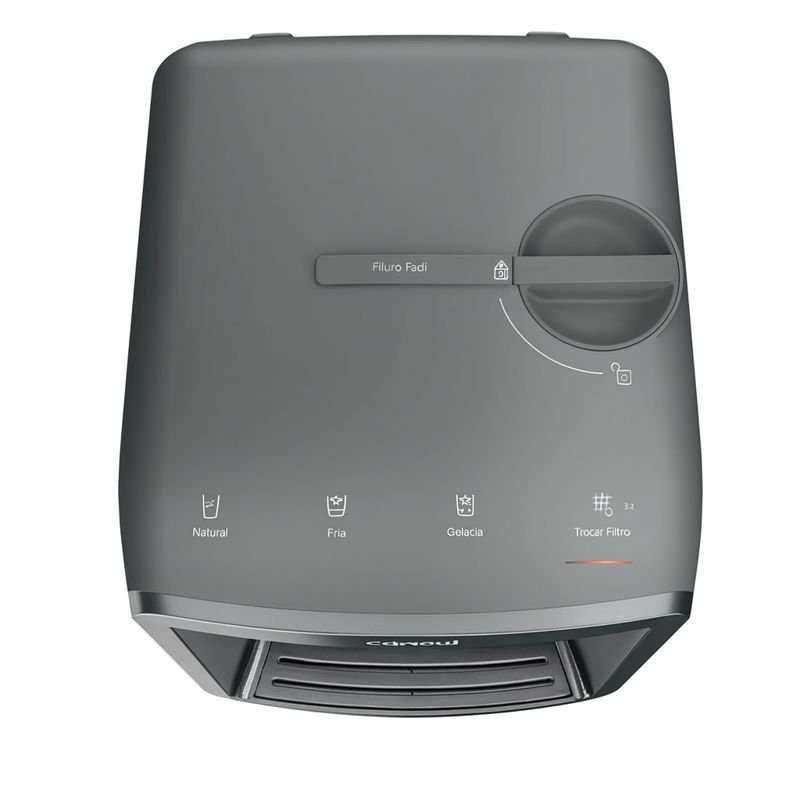 Painel touch do purificador de água Consul CPB33AF com três níveis de temperatura